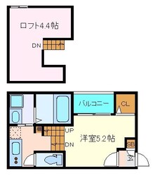 連坊駅 徒歩8分 1階の物件間取画像